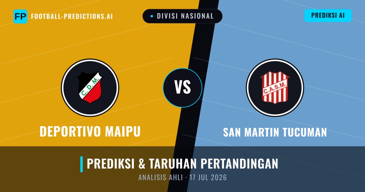 Deportivo Maipu vs San Martín Tucumán — prediksi dan pratinjau pertandingan