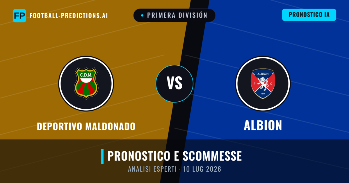 Deportivo Maldonado vs Albion — pronostico e anteprima del match
