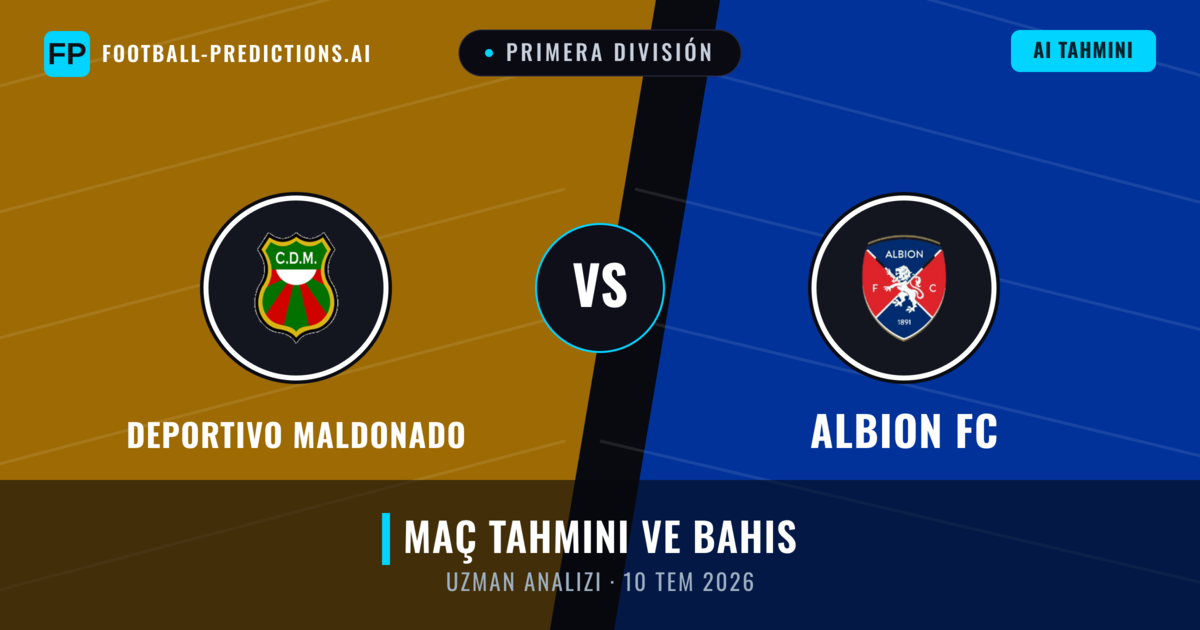 Deportivo Maldonado - Albion FC — maç tahmini ve önizleme