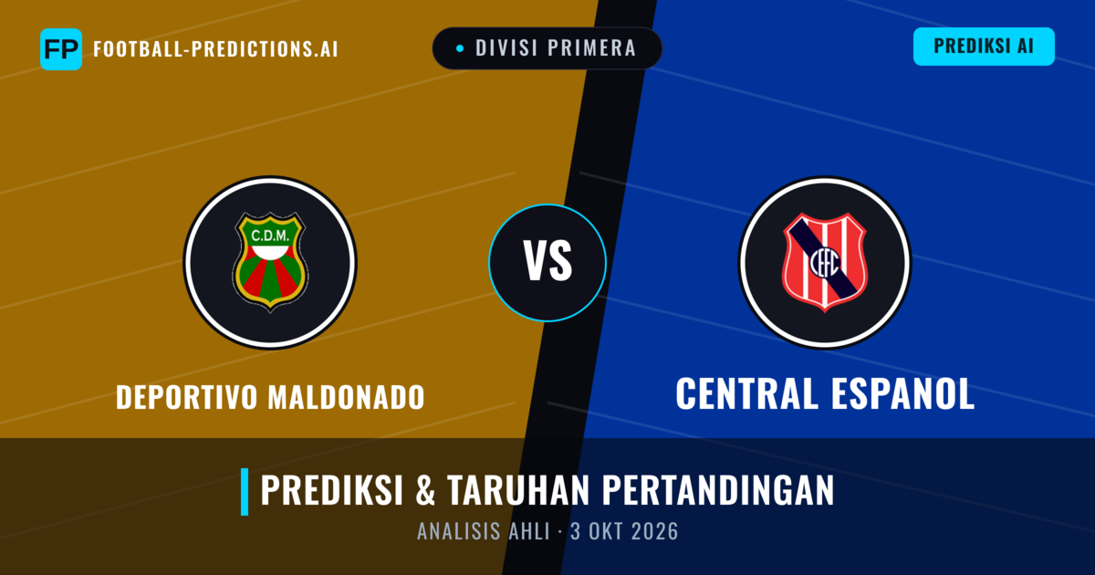 Deportivo Maldonado vs Central Español — prediksi dan pratinjau pertandingan