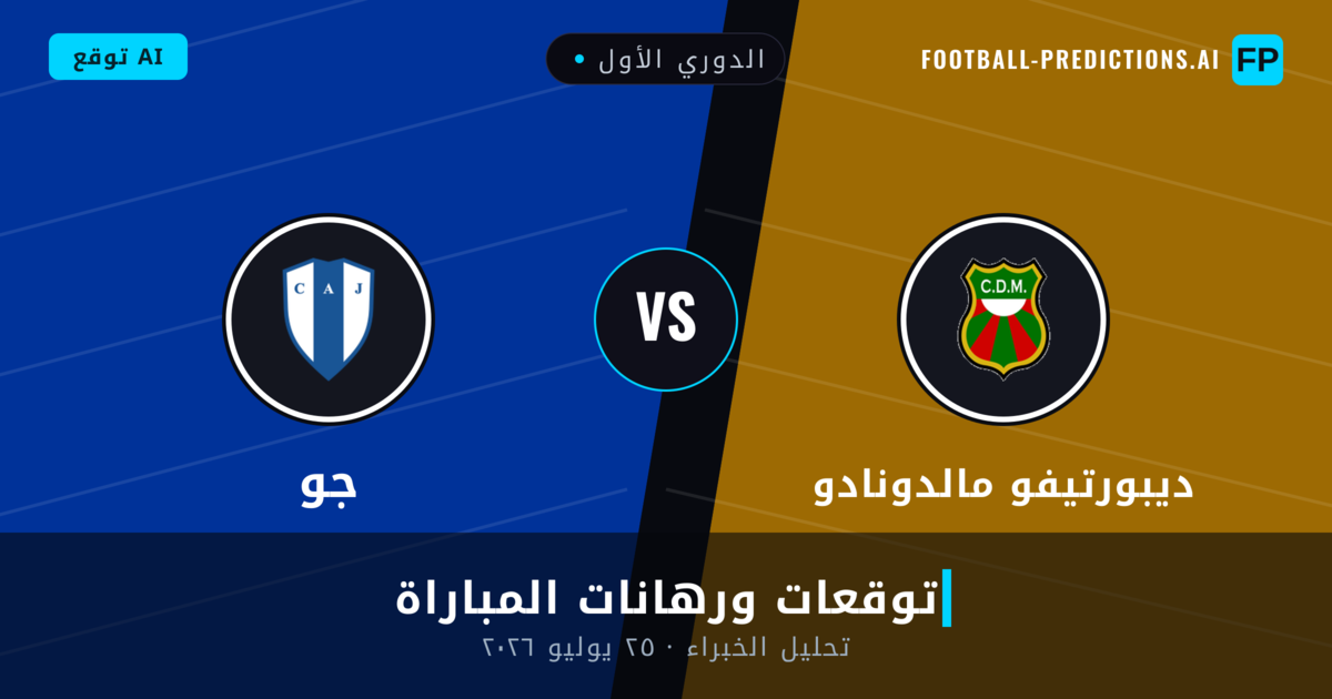 ديبورتيفو مالدونادو ضد جو — توقعات ومعاينة المباراة
