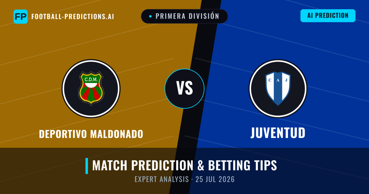 Deportivo Maldonado vs Juventud — match prediction & preview