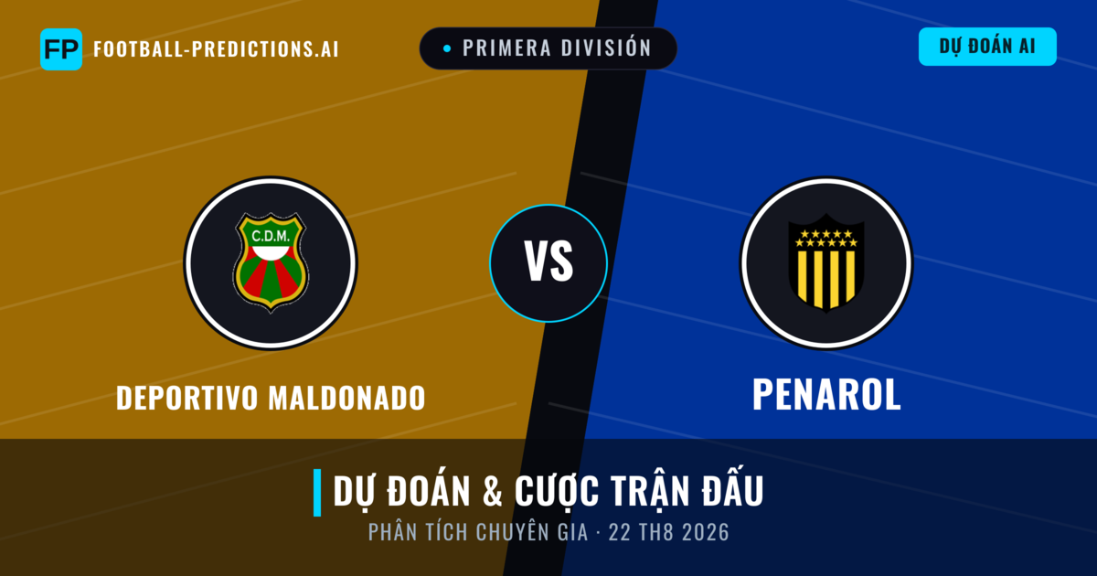 Deportivo Maldonado vs Penarol — dự đoán và xem trước trận đấu