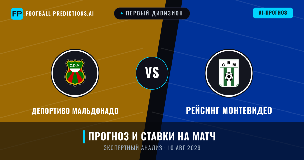 Депортиво Мальдонадо – Рейсинг Монтевидео — прогноз и превью матча