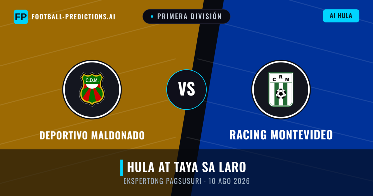 Deportivo Maldonado vs Racing Montevideo — hula at preview ng laban