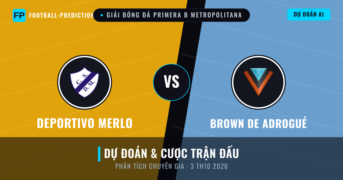 Deportivo Merlo vs Brown de Adrogué — dự đoán và xem trước trận đấu