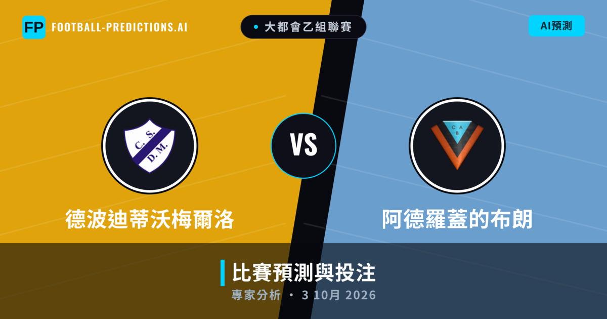 德波迪蒂沃梅爾洛 vs 阿德羅蓋的布朗 — 比赛预测和前瞻