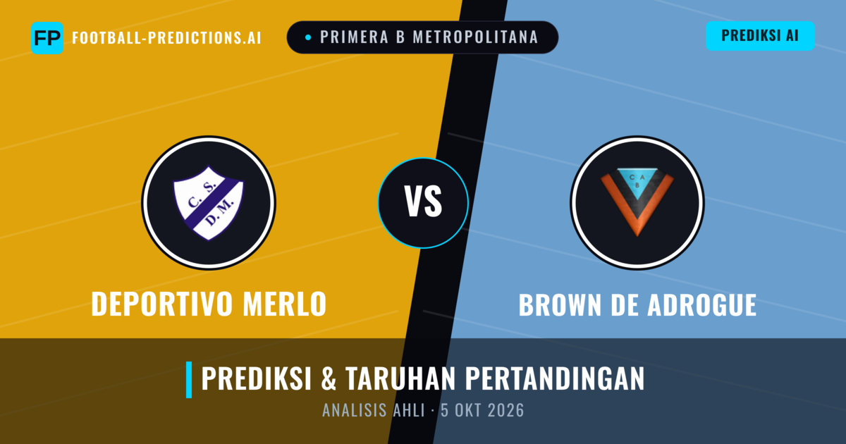 Deportivo Merlo vs Brown de Adrogué — prediksi dan pratinjau pertandingan