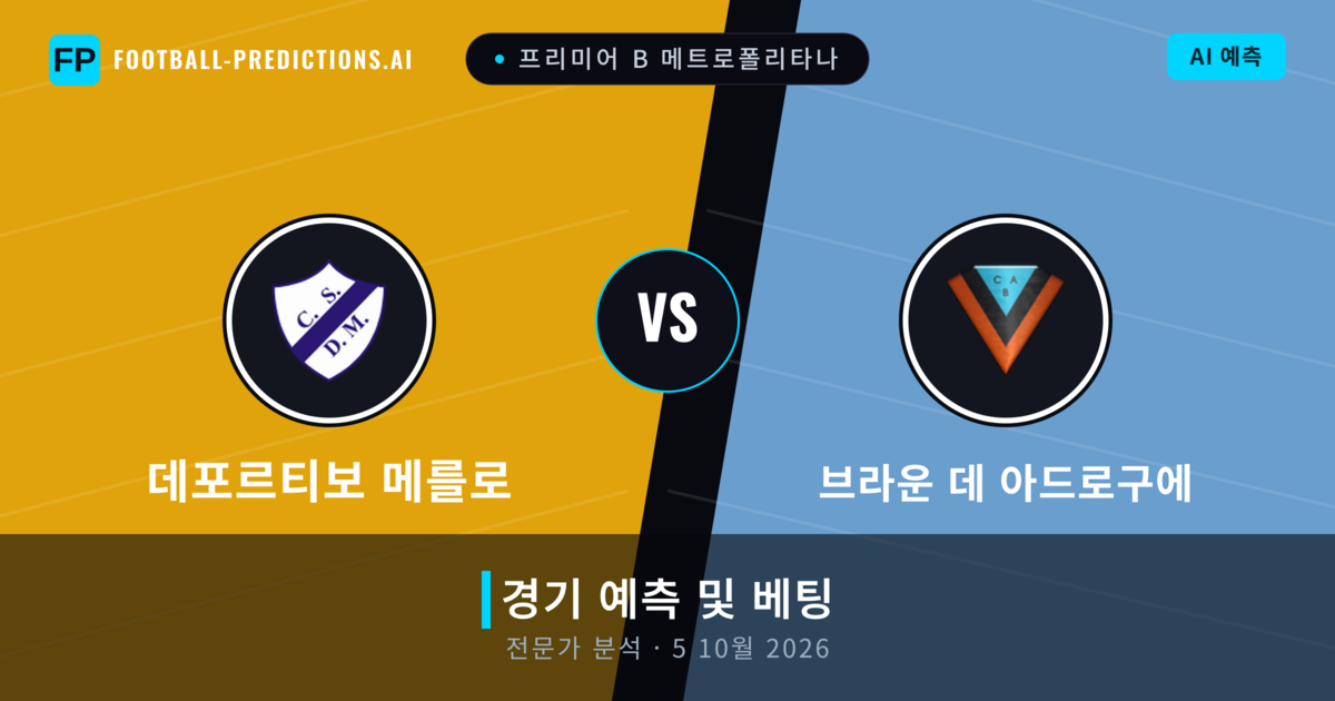 데포르티보 메를로 대 브라운 데 아드로구에 — 경기 예측 및 프리뷰