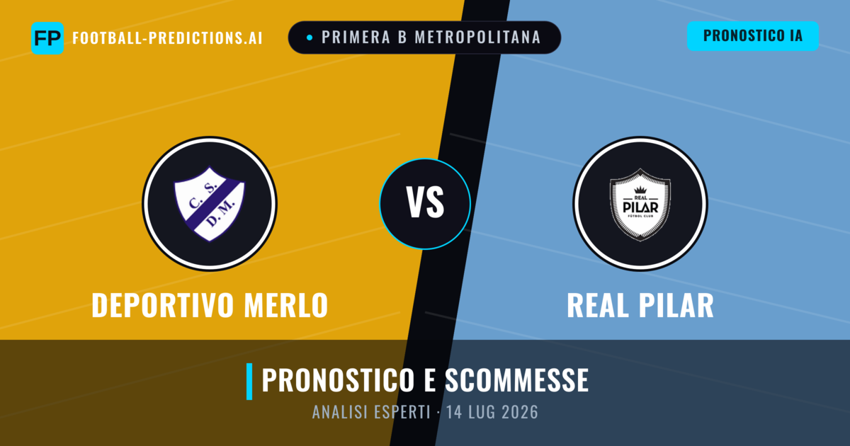 Deportivo Merlo vs Real Pilar — pronostico e anteprima del match