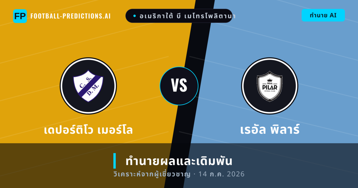 เดปอร์ติโว เมอร์โล พบ เรอัล พิลาร์ — ทำนายผลและพรีวิวการแข่งขัน