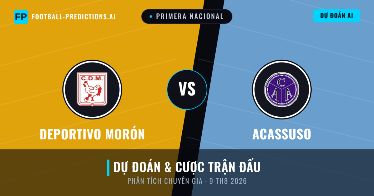 Deportivo Morón vs Acassuso — dự đoán và xem trước trận đấu