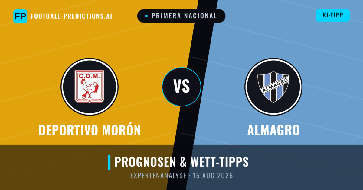 Deportivo Morón vs Almagro — Prognose und Spielvorschau