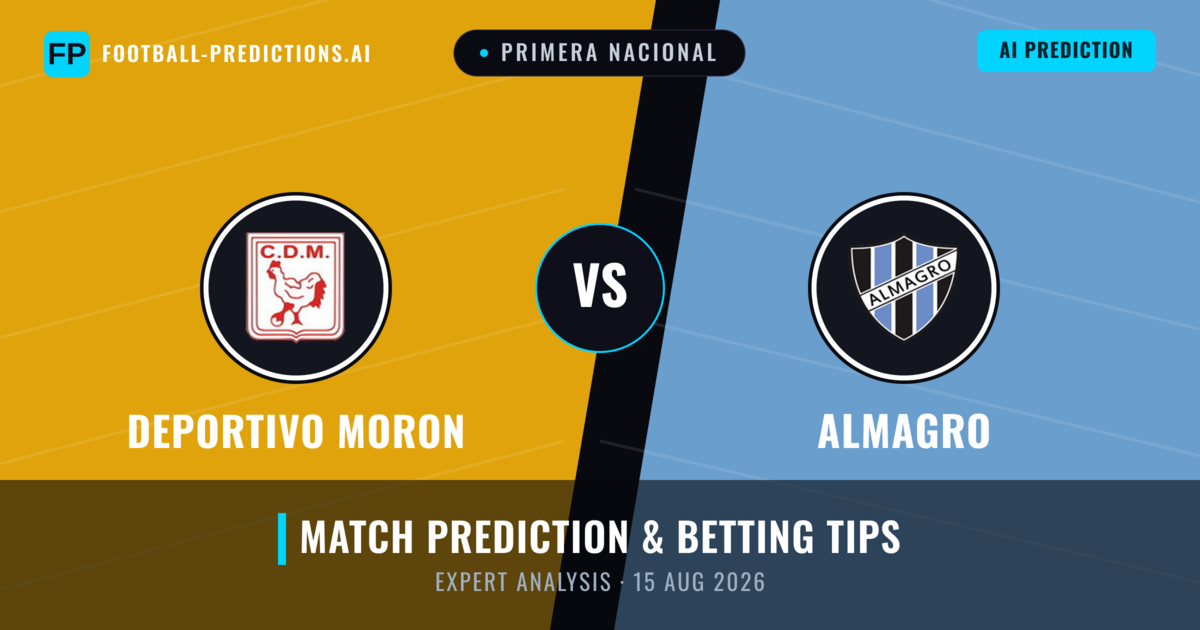 Deportivo Moron vs Almagro — match prediction & preview