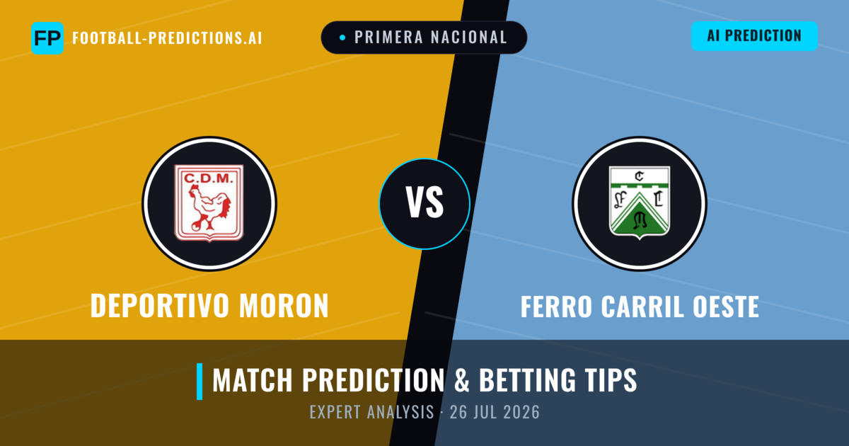Deportivo Moron vs Ferro Carril Oeste — match prediction & preview