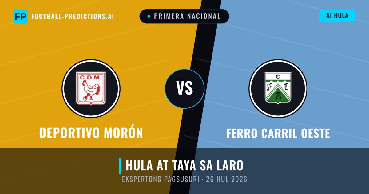Deportivo Morón vs Ferro Carril Oeste — hula at preview ng laban