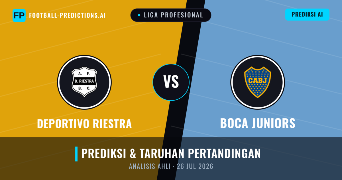 Deportivo Riestra vs Boca Juniors — prediksi dan pratinjau pertandingan