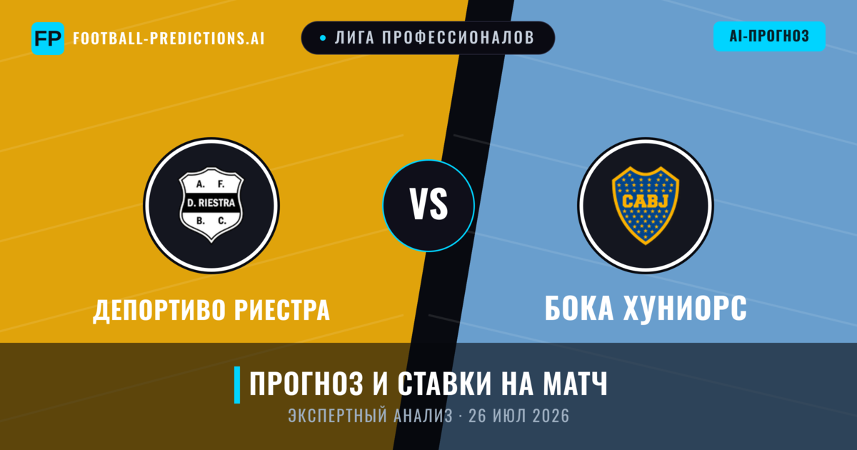 Депортиво Риестра – Бока Хуниорс — прогноз и превью матча