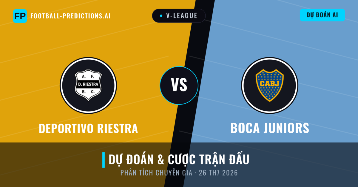 Deportivo Riestra vs Boca Juniors — dự đoán và xem trước trận đấu