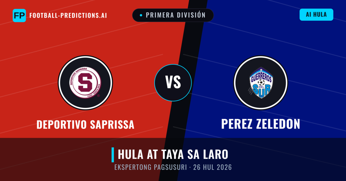 Deportivo Saprissa vs Perez Zeledon — hula at preview ng laban