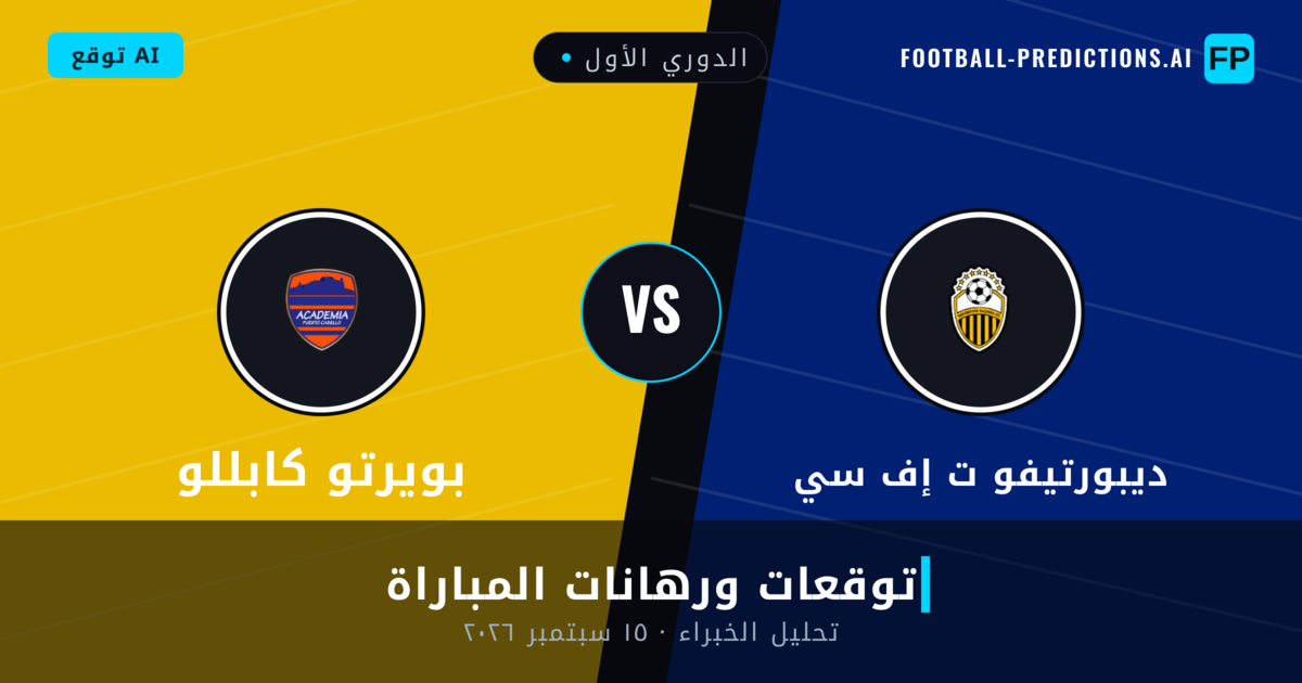 ديبورتيفو ت إف سي ضد بويرتو كابللو — توقعات ومعاينة المباراة