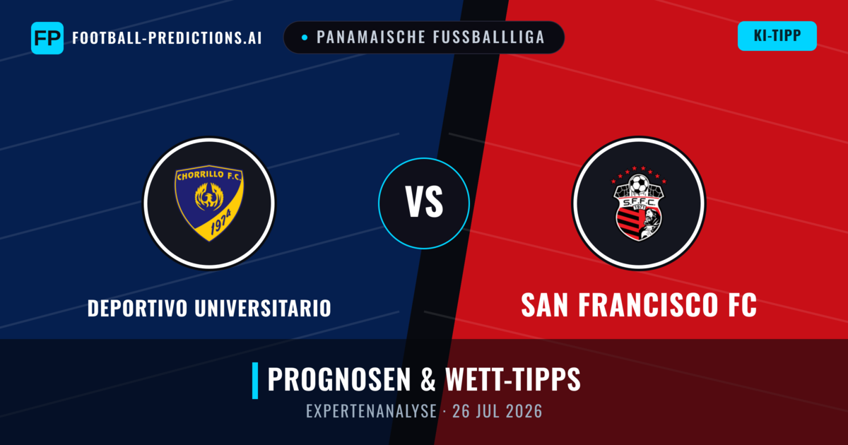 Deportivo Universitario vs San Francisco FC — Prognose und Spielvorschau