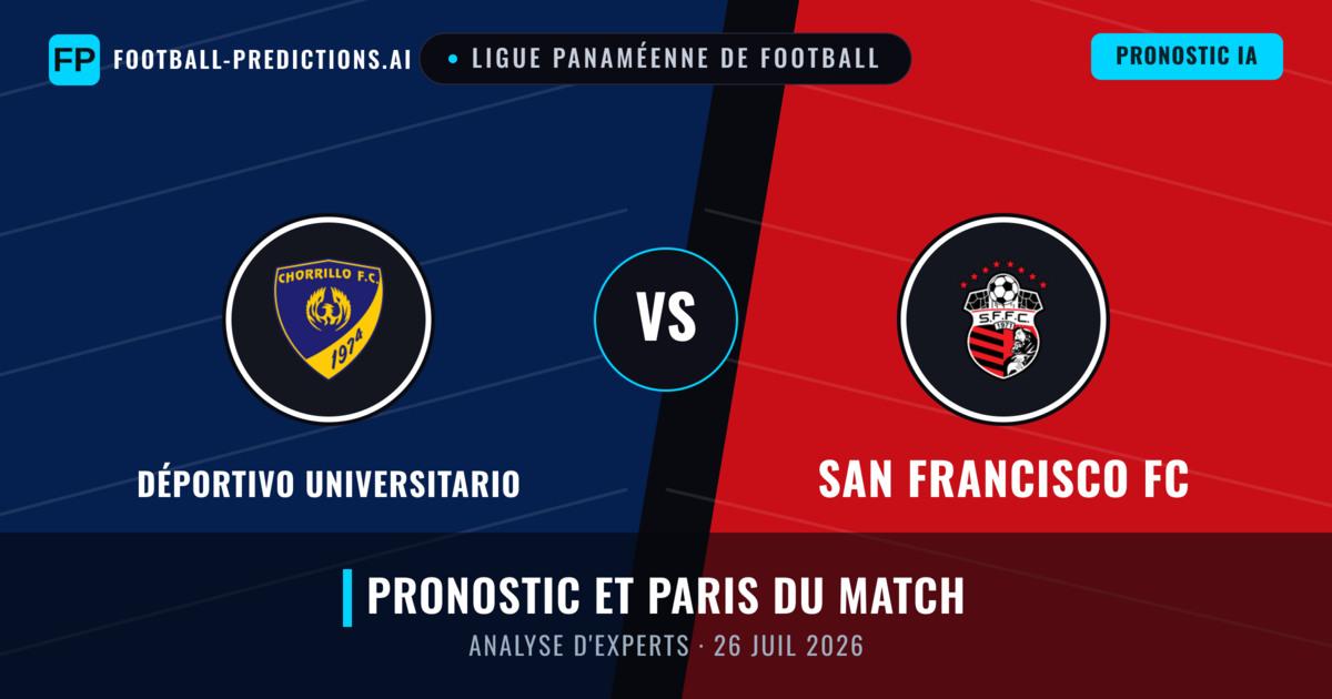 Déportivo Universitario vs San Francisco FC — pronostic et avant-match