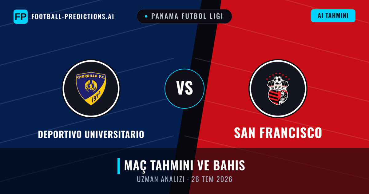 Deportivo Universitario - San Francisco — maç tahmini ve önizleme