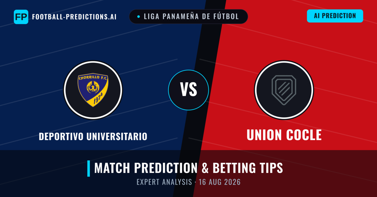 Deportivo Universitario vs Union Cocle — match prediction & preview