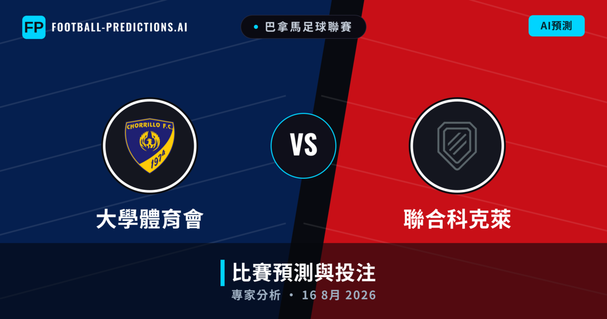 大學體育會 vs 聯合科克萊 — 比赛预测和前瞻