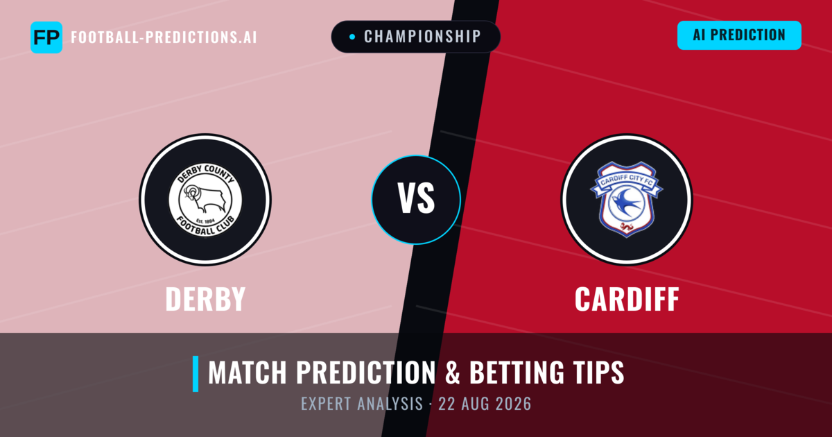 Derby vs Cardiff — match prediction & preview