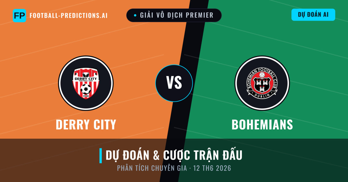 Derry City vs Bohemians — dự đoán và xem trước trận đấu