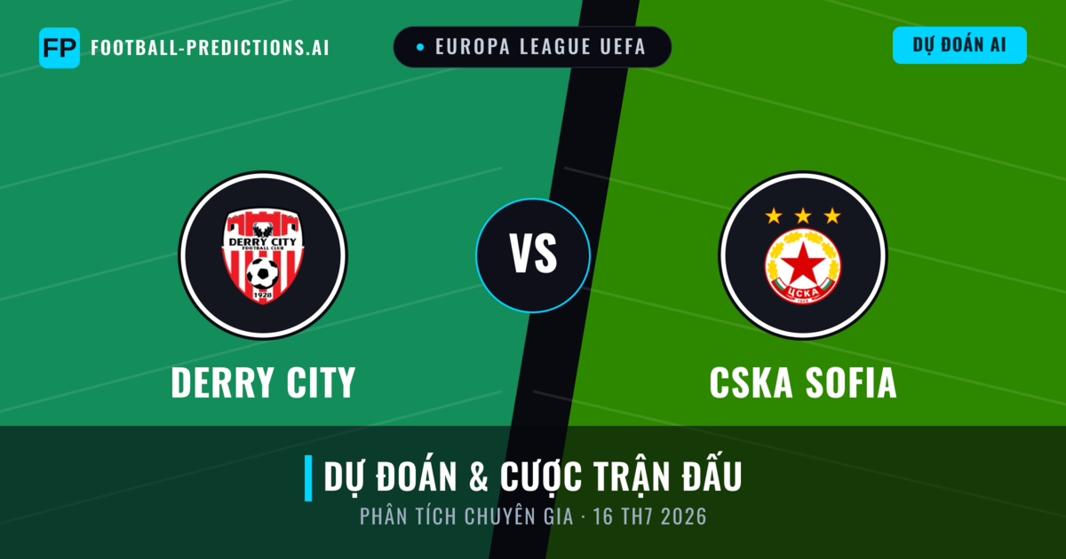 Derry City vs CSKA Sofia — dự đoán và xem trước trận đấu