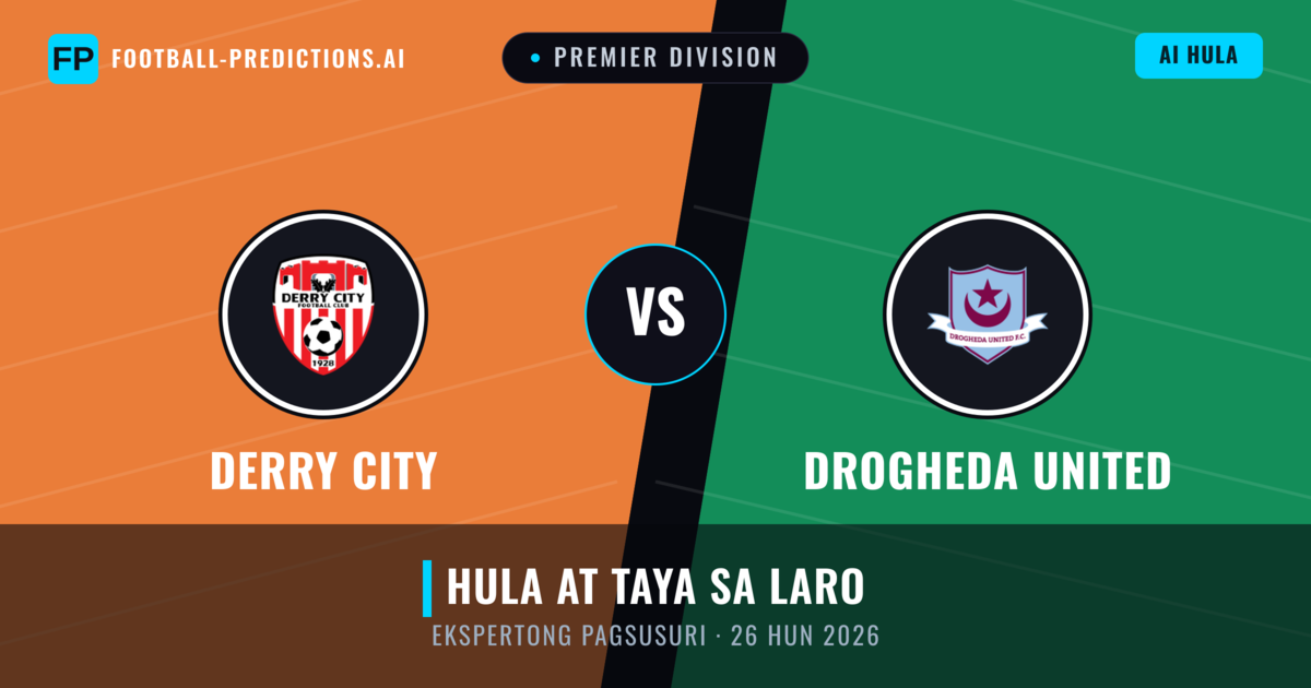 Derry City vs Drogheda United — hula at preview ng laban