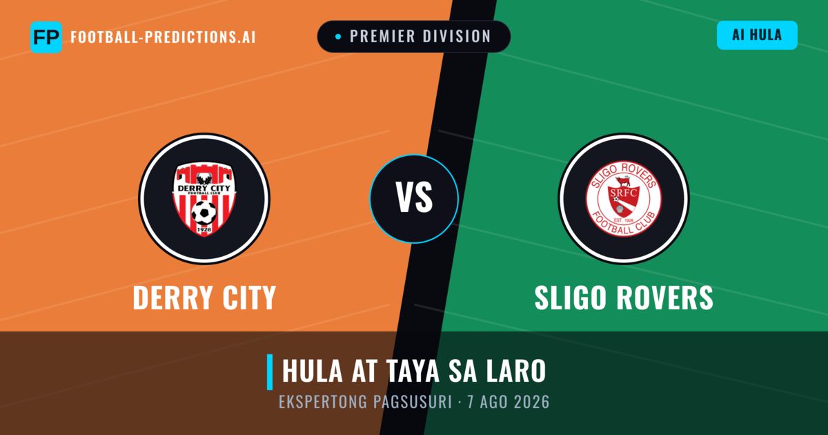 Derry City vs Sligo Rovers — hula at preview ng laban