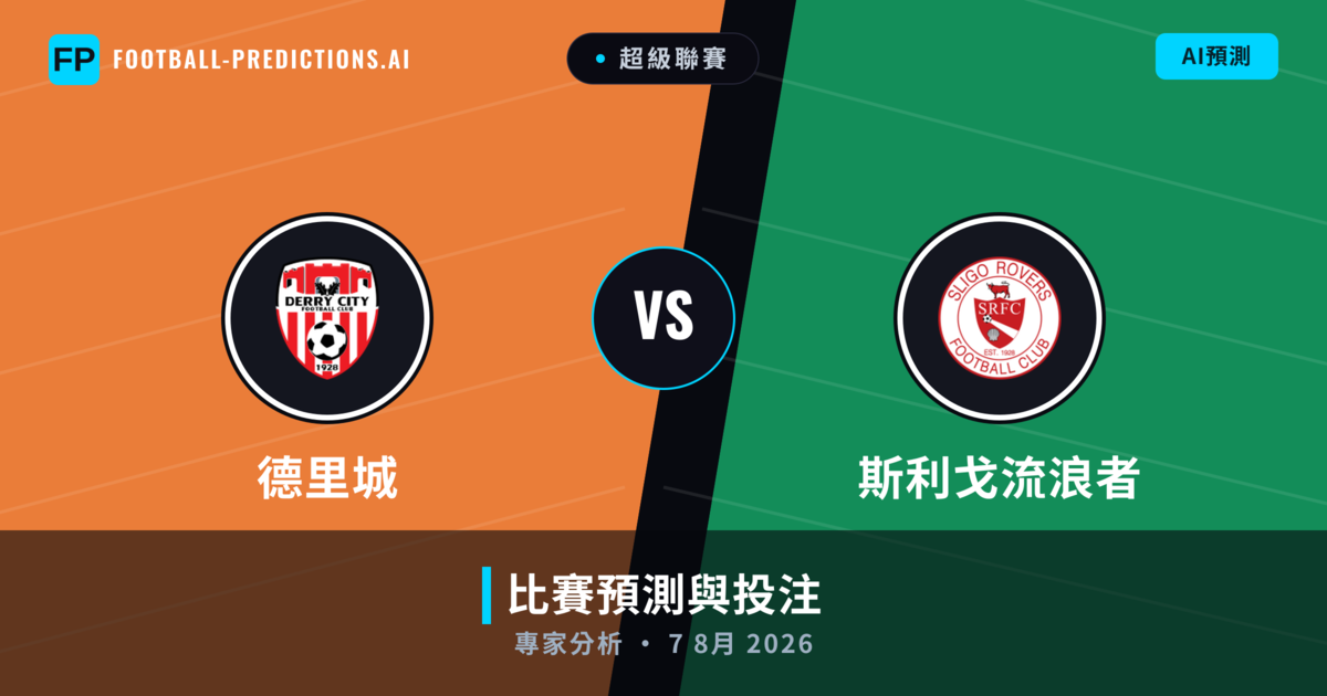 德里城 vs 斯利戈流浪者 — 比赛预测和前瞻