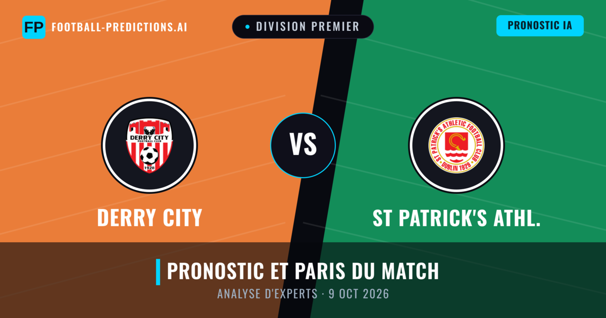 Derry City vs St Patrick's Athl. — pronostic et avant-match