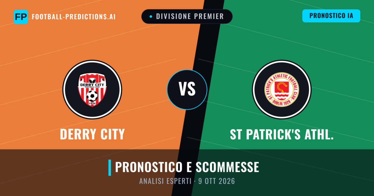 Derry City vs St Patrick's Athl. — pronostico e anteprima del match