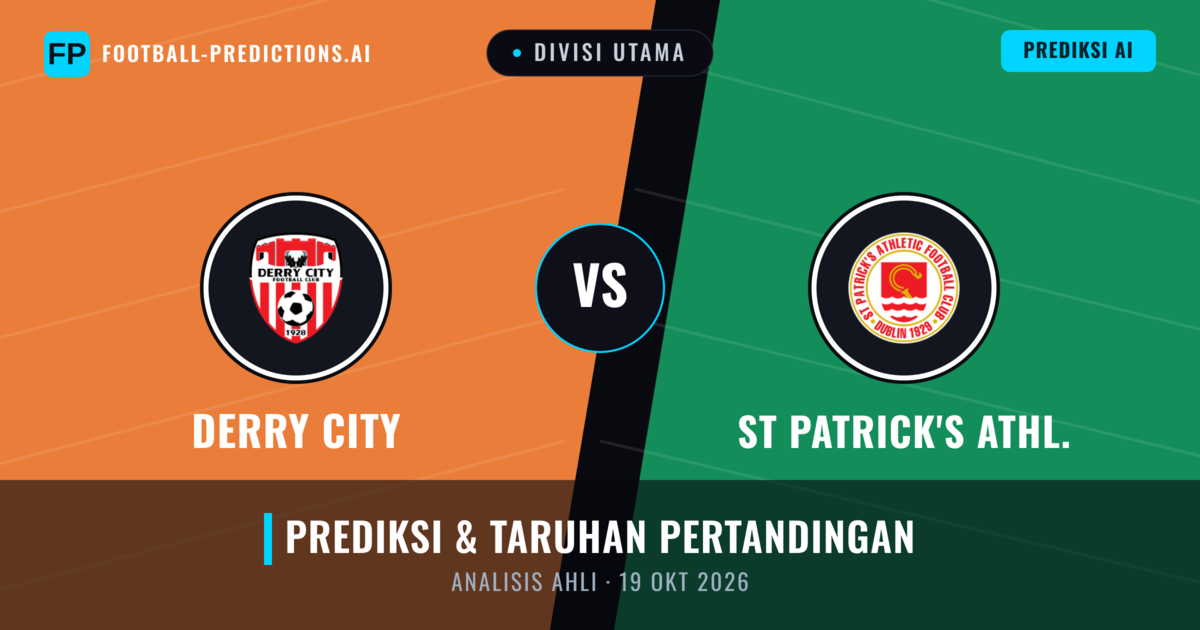 Derry City vs St Patrick's Athl. — prediksi dan pratinjau pertandingan