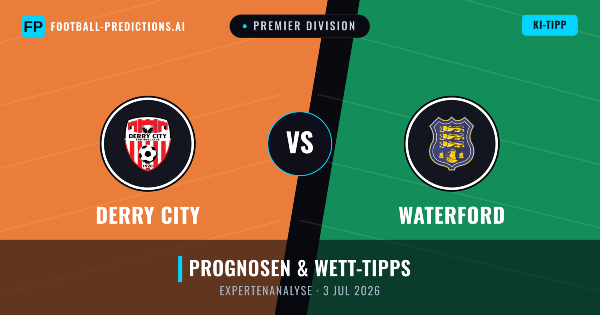 Derry City vs Waterford — Prognose und Spielvorschau