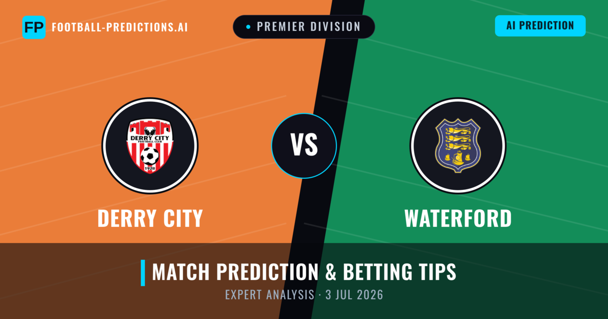 Derry City vs Waterford — match prediction & preview