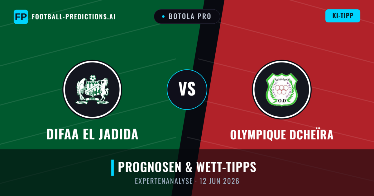 Difaa EL Jadida vs Olympique Dcheïra — Prognose und Spielvorschau