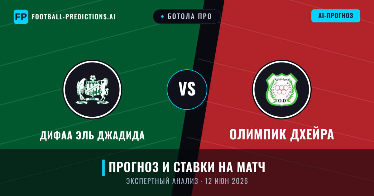 Дифаа Эль Джадида – Олимпик Дхейра — прогноз и превью матча