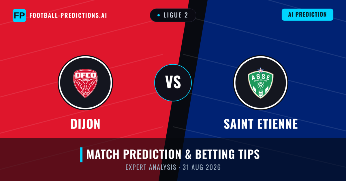 Dijon vs Saint Etienne — match prediction & preview