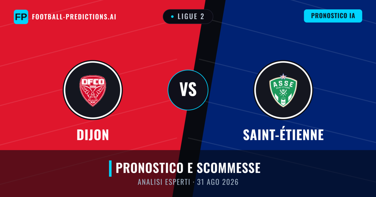 Dijon vs Saint-Étienne — pronostico e anteprima del match