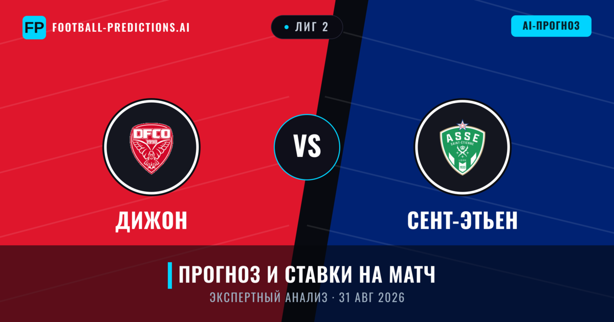 Дижон – Сент-Этьен — прогноз и превью матча