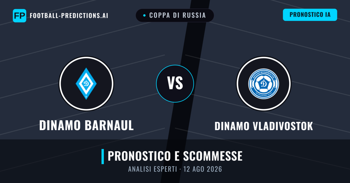 Dinamo Barnaul vs Dinamo Vladivostok — pronostico e anteprima del match