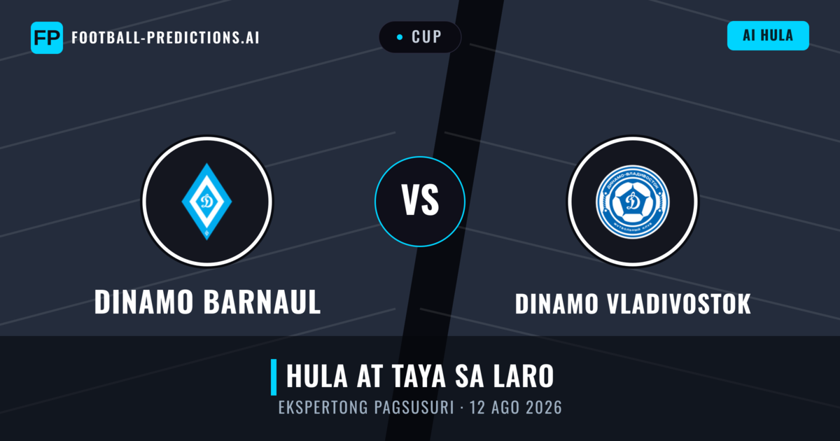Dinamo Barnaul vs Dinamo Vladivostok — hula at preview ng laban