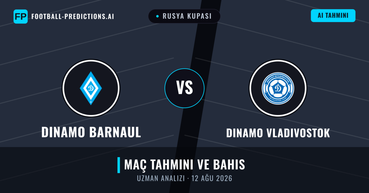 Dinamo Barnaul - Dinamo Vladivostok — maç tahmini ve önizleme