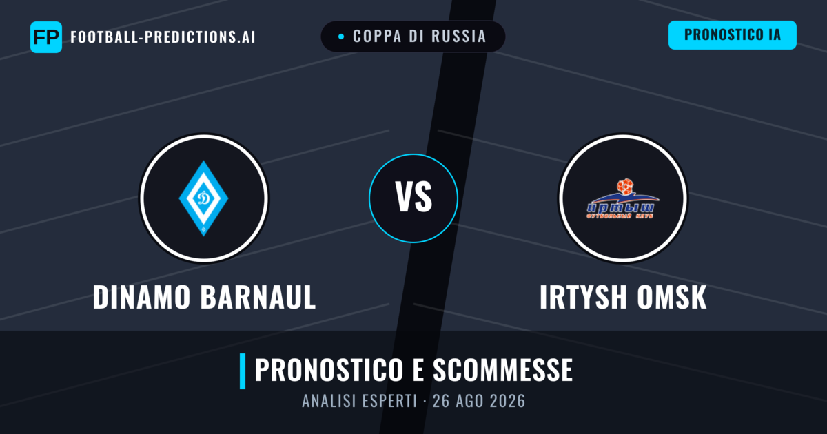 Dinamo Barnaul vs Irtysh Omsk — pronostico e anteprima del match